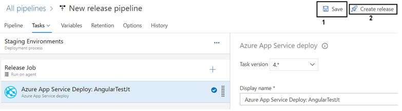 Create Release Pipeline For Angualr App Using Azure Devops